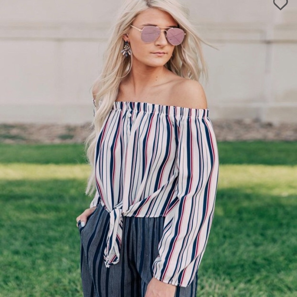 Off the shoulder blouse